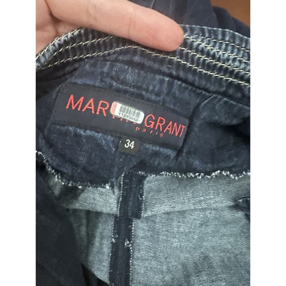 Martin Grand Denim Wrap Shirt Dress 34 US 2 XS NO BELT - Picture 4 of 4